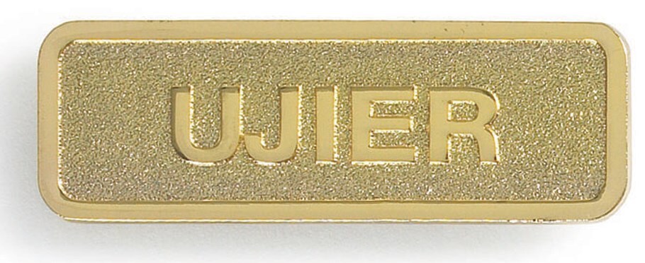 Spanish-Badge-Usher-Magnetic Back-Brass