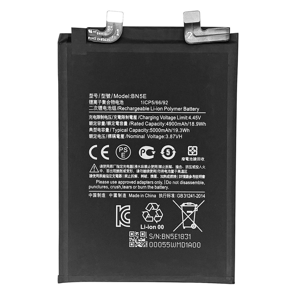 BN5E Battery for Xiaomi Redmi Note 11 Pro+ 5G