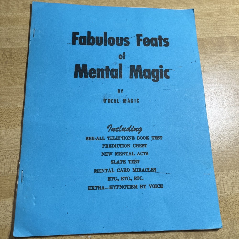 Fabulous Feats Of Mental Magic