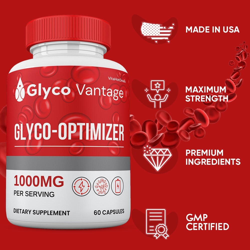 Glyco Vantage Glyco Optimizer Capsules, GlycoVantage Blood Support (5 Pack)
