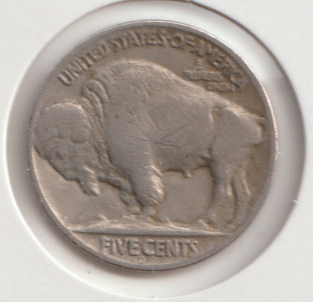 1936-D Buffalo Nickel