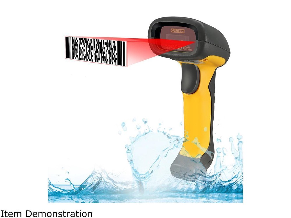 Adesso NuScan 5200TU Antimicrobial & Waterproof 2D Barcode Scanner