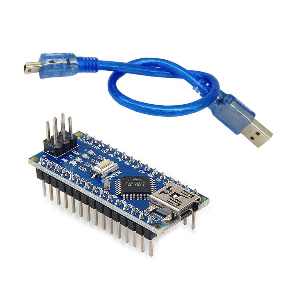 Nano V3.0 ATmega328 CH340G 5V 16M Micro-controller with Mini USB Cable