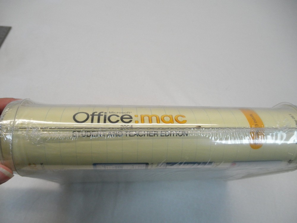 Microsoft Office Mac Student And Teacher Edition, 2004. New Sealed