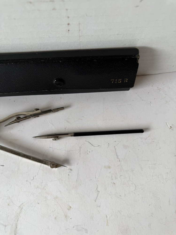 Vintage Hago & Co. Drafting Compass With Case