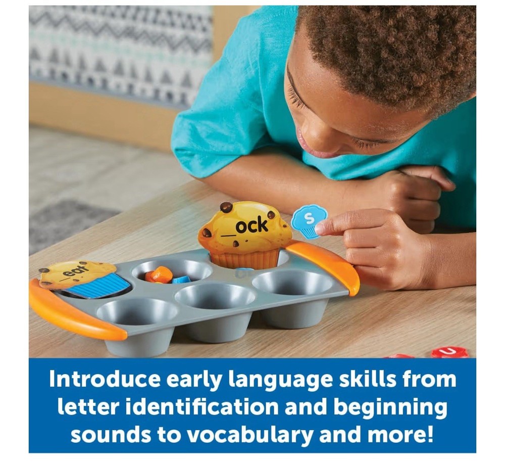 Learning Resources Mini Muffin Phonics Activity Set 70 pcs Learning Toys - NEW