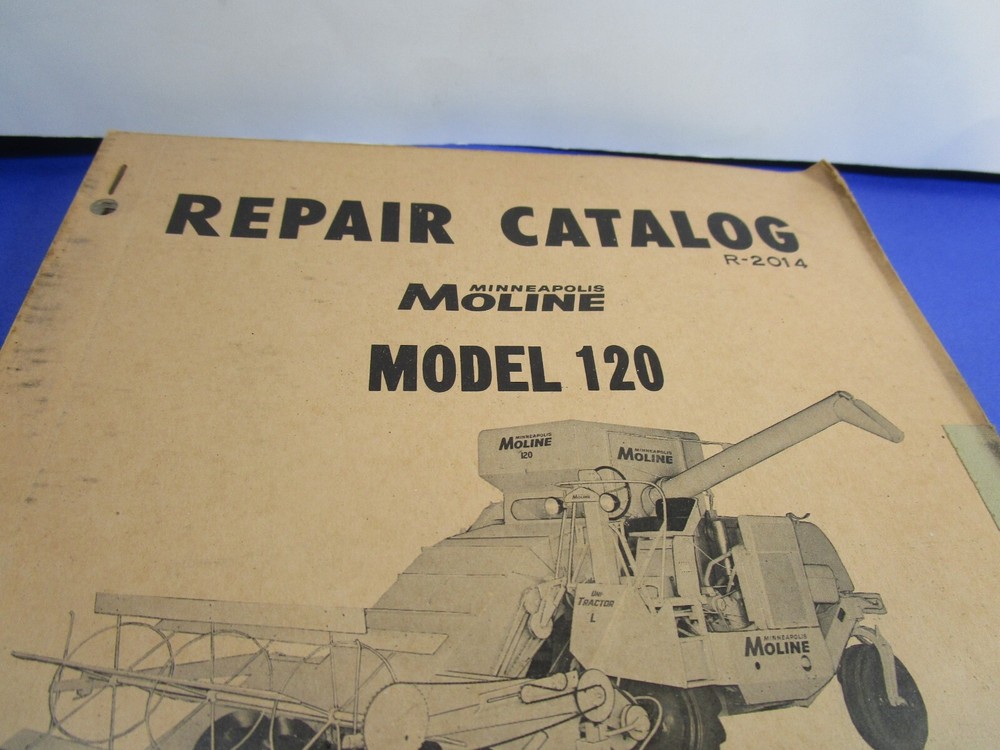 REPAIR CATALOG MOLINE MODEL UNI-COMBINE R-2014
