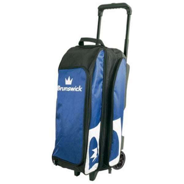 Brunswick Blitz 3 Ball Triple Roller Bowling Bag Blue