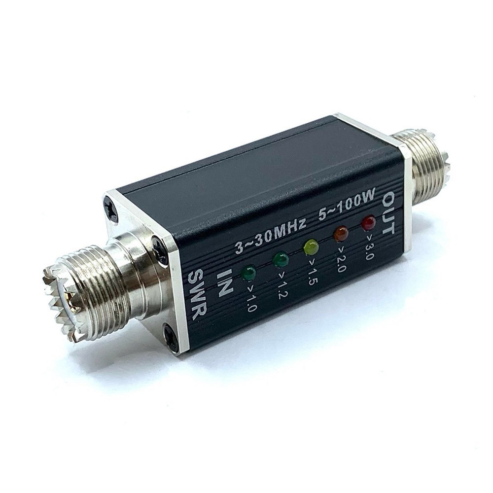 Broadcasting and TV Transmission Tool Shortwave Indicator LED SWR Meter