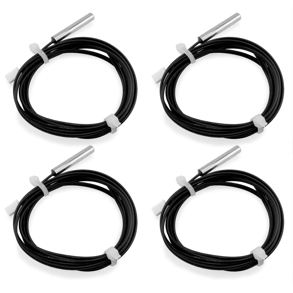4pcs NTC 10K 3950 Thermistor 1 M, Temperature Sensor Probe,...