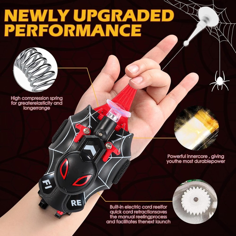 M MITLINK Web Launcher Spider String Shooter Toy, Web Shooters Cool Gadgets Reel