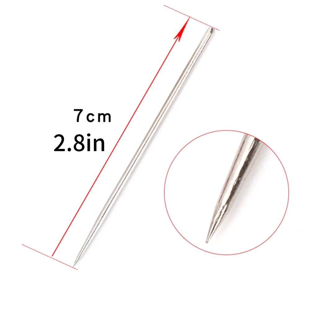 1 set Leather Sewing Awl Set Replaceable Shoes Repair Punch Stitching Needle