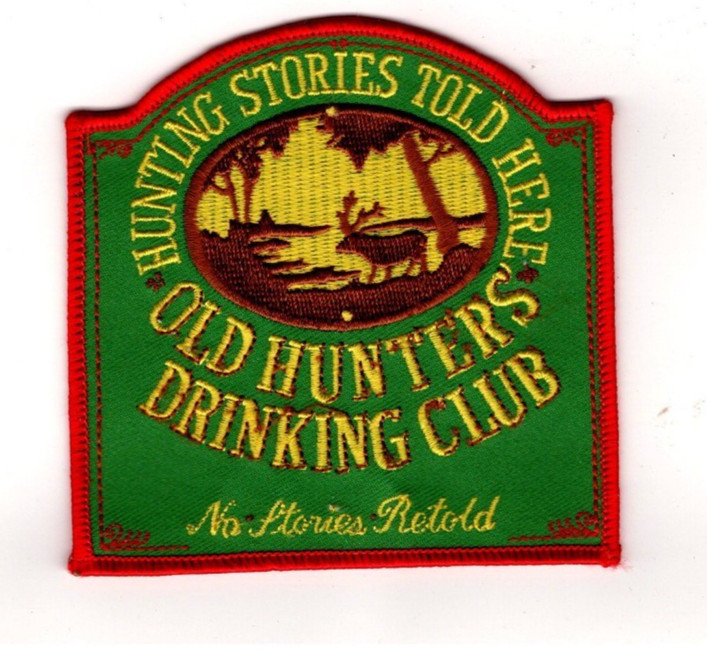 Old Hunters Drinking Club, Large Version Beautiful Patch