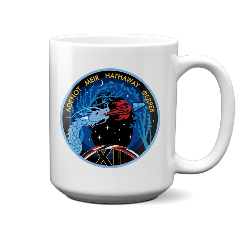 Crew-12 Mission Logo 15 oz Mug