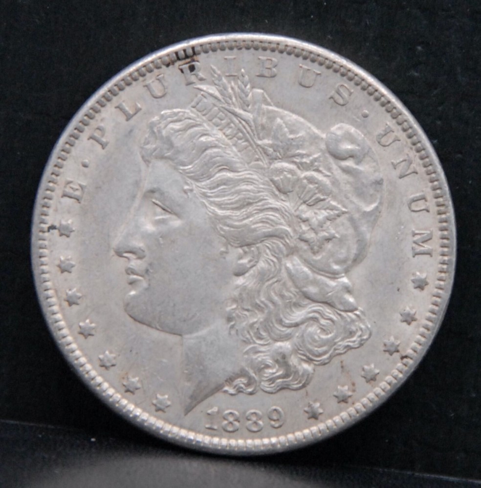 1889 Morgan Silver Dollar - Almost Uncirculated Condition