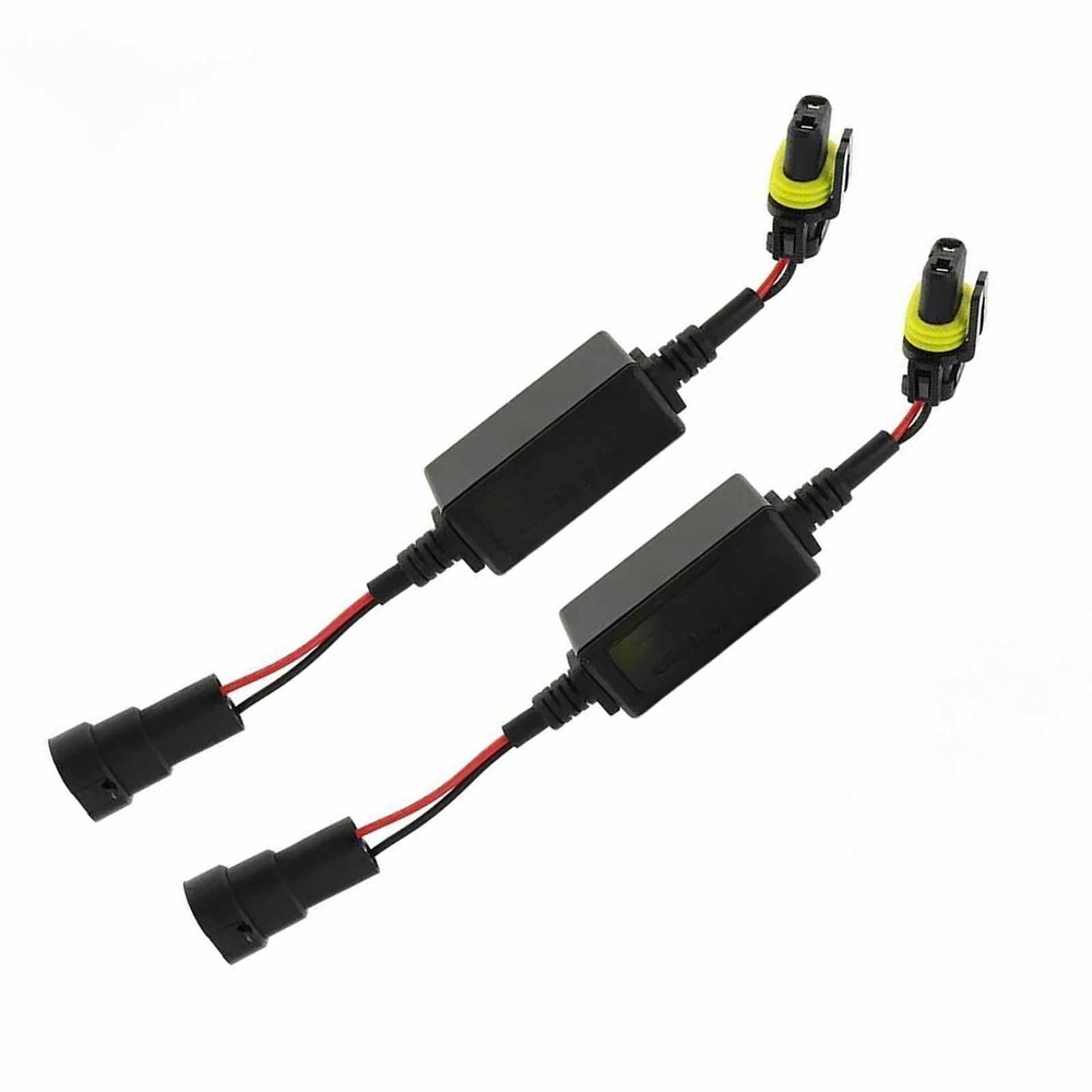 2X 9005/9006 LED Headlight Canbus Error Anti Flicker Resistor Canceller Decoder