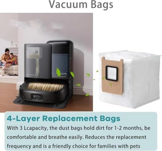 17 Pack Replacement Kits for eufy E25 Omni / Robot Vacuum Cleaner, E28 Omni