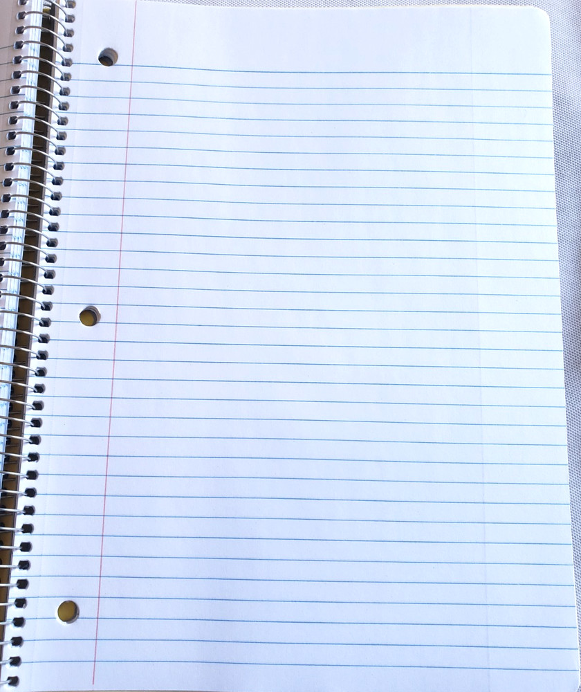 Spiral Notebook College Rules 3 Subjects 120 Sheet