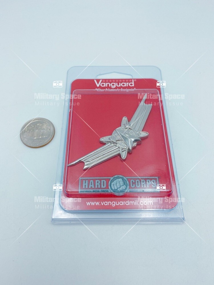 GENUINE U.S. AIR FORCE AND ARMY BADGE: SPACE BASIC- REGULATION SIZE