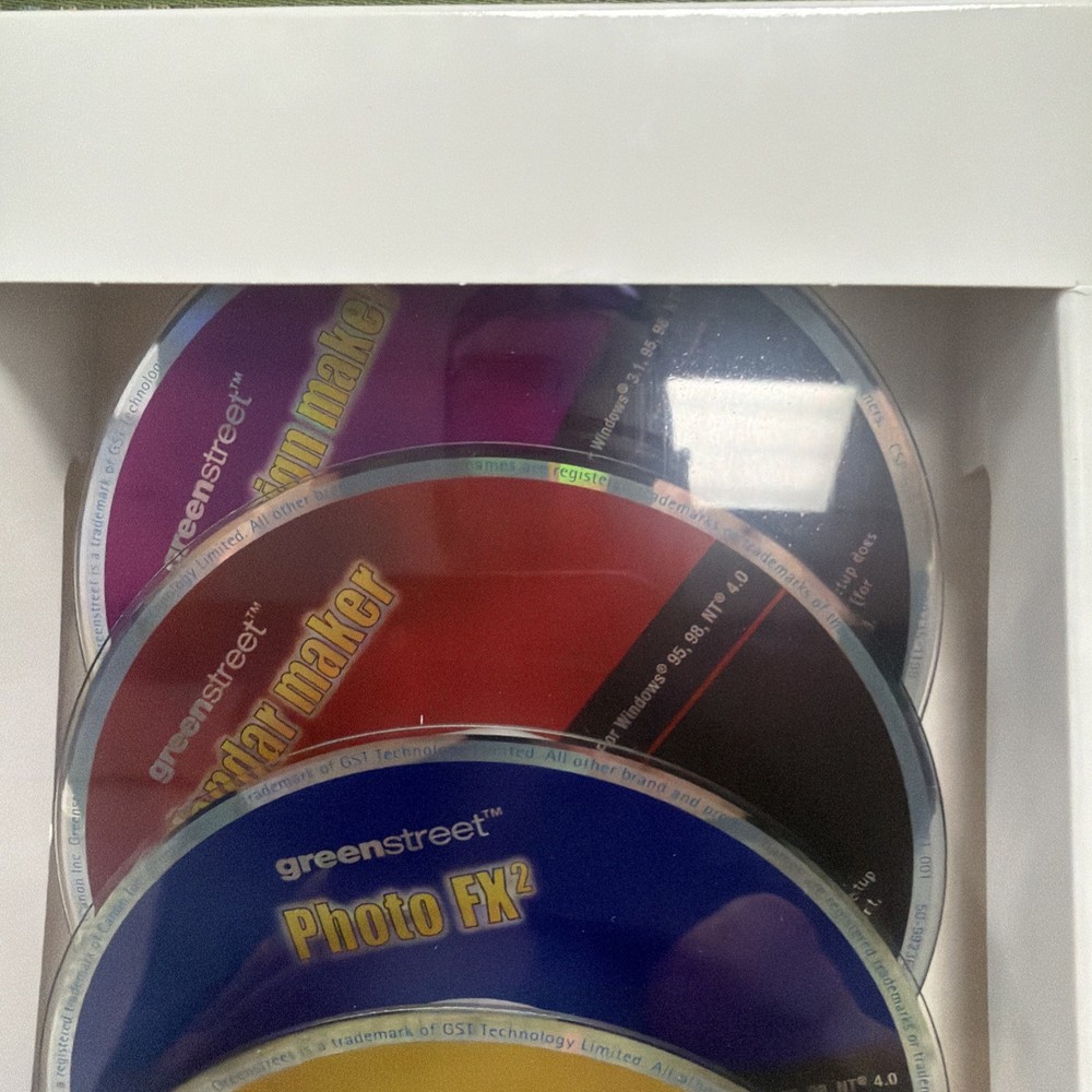 Canon Creativity Pack For PC - Windows - 4 CD Set - Sealed