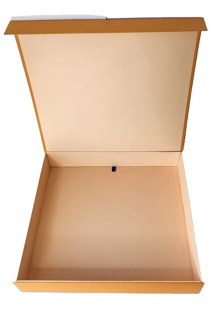 Louis Vuitton Magnetic Gift Box Large Orange Storage Packaging LV