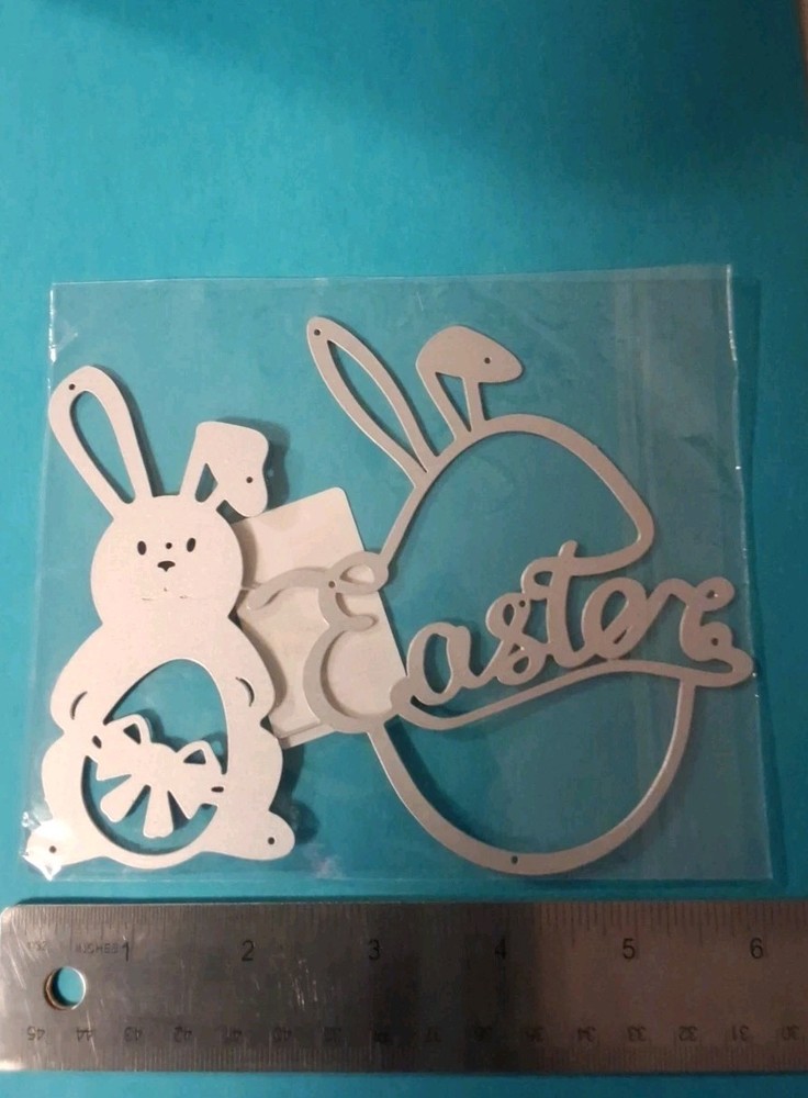 Metal Dies EASTER BUNNY EGGS 2 Dies