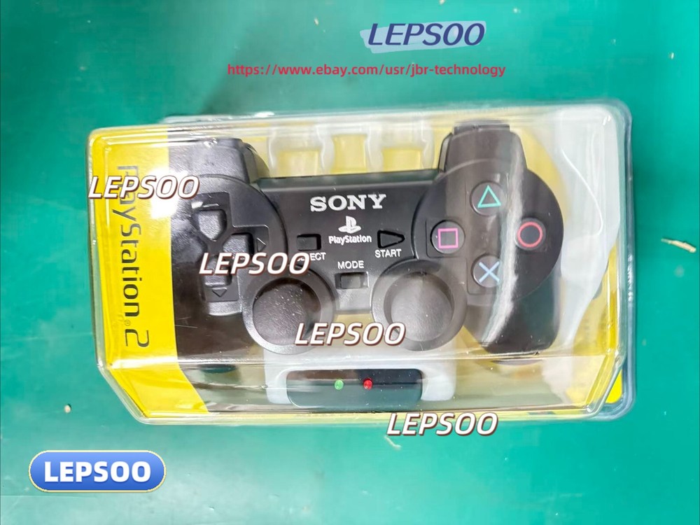 1PCS OEM-Wireless Controller for Playstation 2 PS2-Black-***