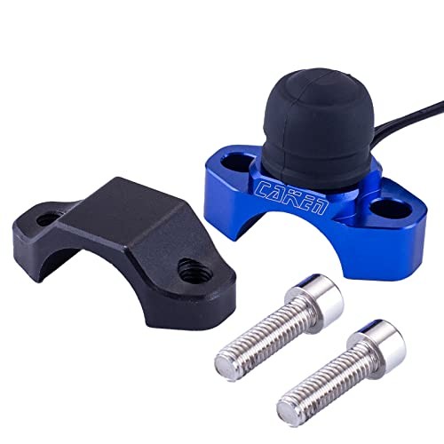 CNC Motorcycle ATV Water Proof Engine Start Stop Kill Switch Button for Blue