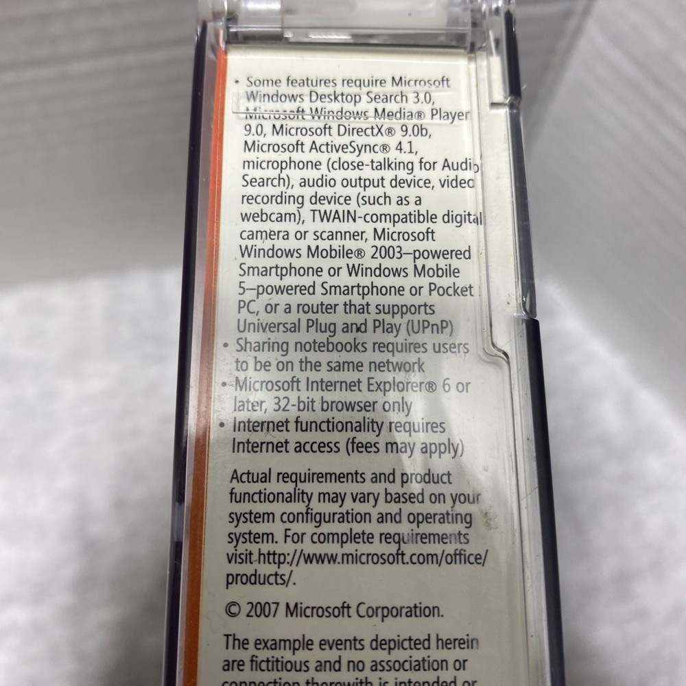 Microsoft Office Home Student 2007 CD Rom Product Key PC Windows Untested