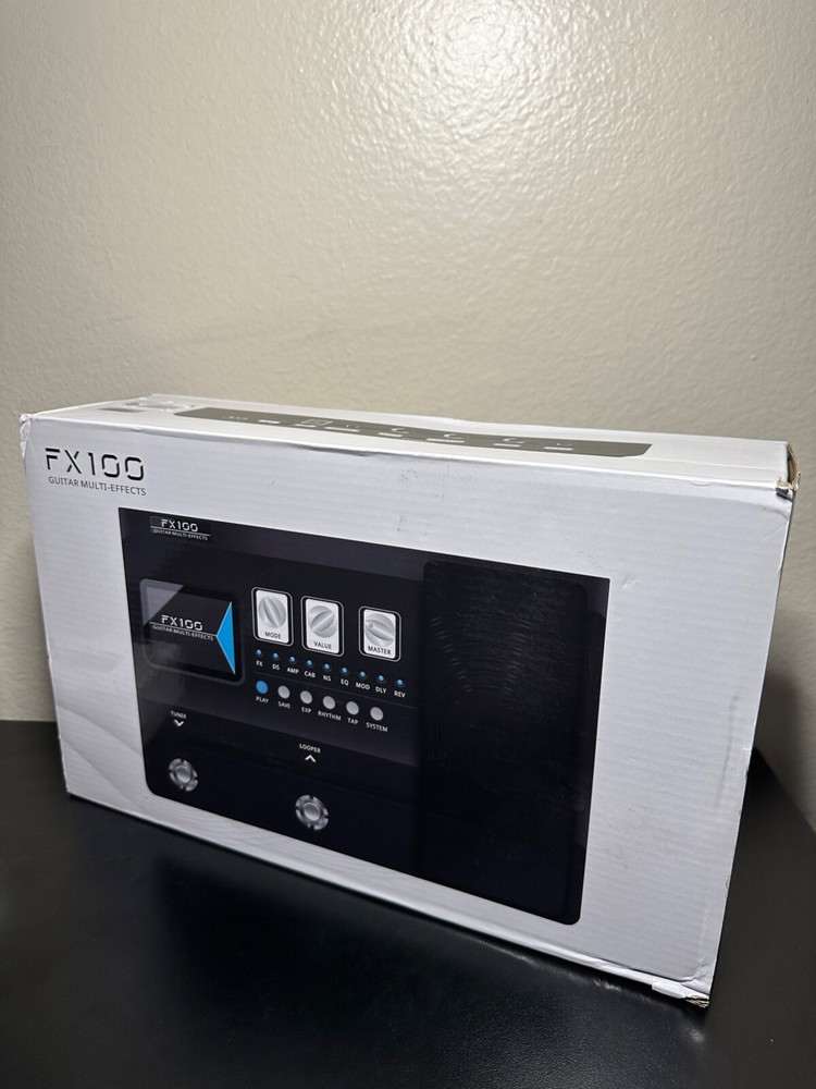 FLAMMA FX100 Guitar Pedal Multi-effects Processor with Looper Amp Modeling 15...