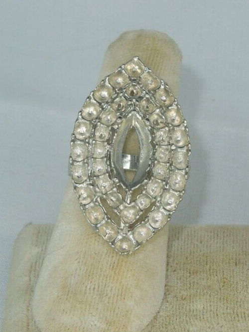 2 Ring Blanks Settings Cabochon Adjustable silver Plated Brass NEW 88V