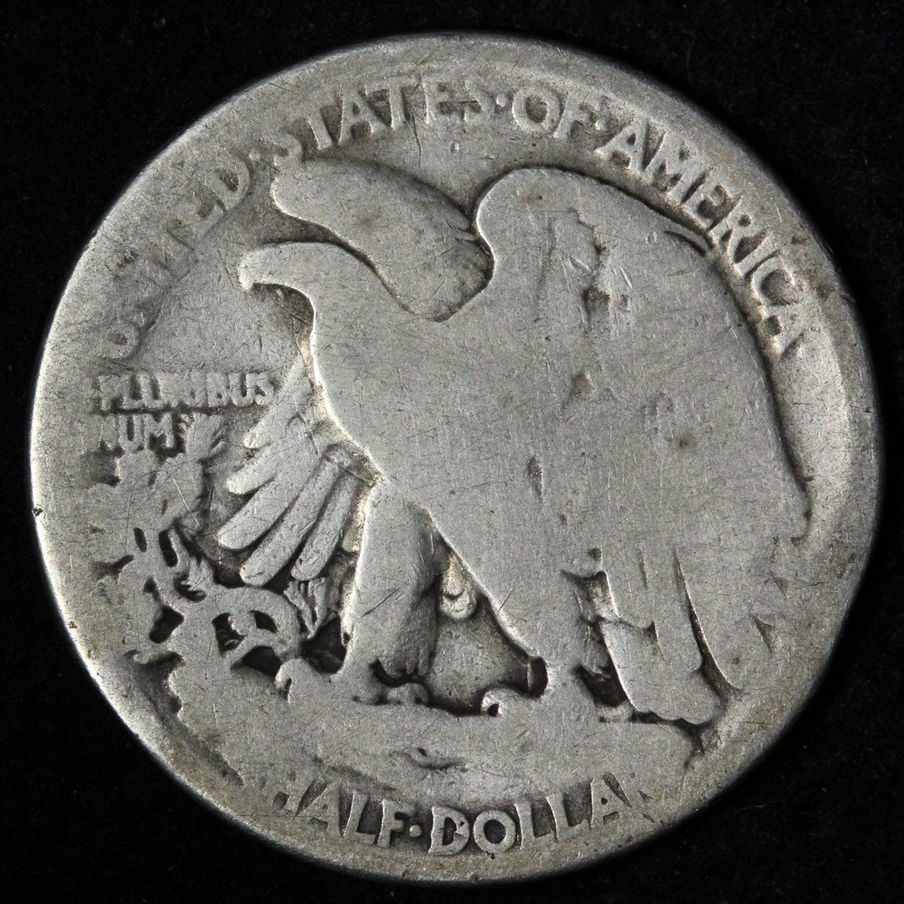 1921 Walking Liberty Silver Half Dollar GOOD E393 SGHH