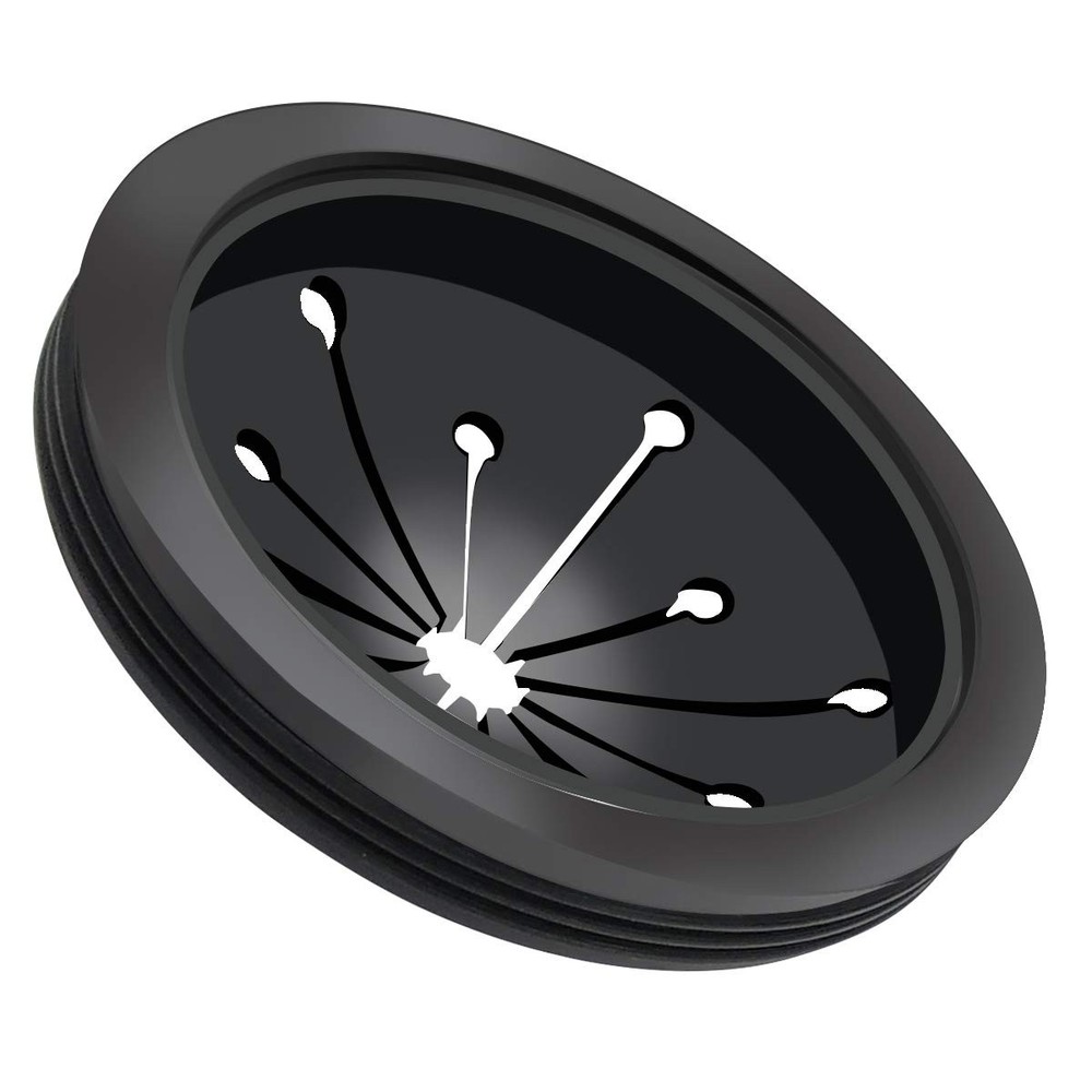 3 Pcs Garbage Disposal Splash Guards Sink Baffle 3, Black