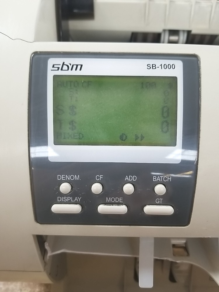 SBM SB-1000 Mixed Bill Counter. *READ⬇️*