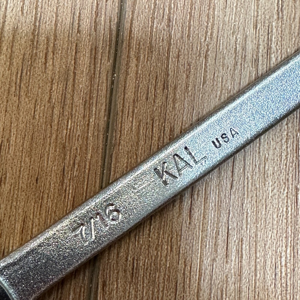 KAL Tools 7/16'' Combination Wrench USA 12pt 5" Long