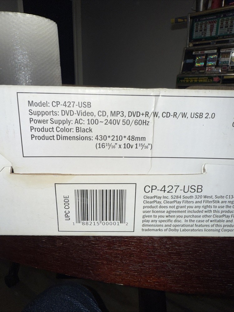 ClearPlay Anccor Content Filter DVD Player CD USB Skip Violence Profanity *READ*