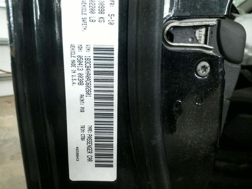 CALIBER 2010 Keys/Latches/Locks 104852353