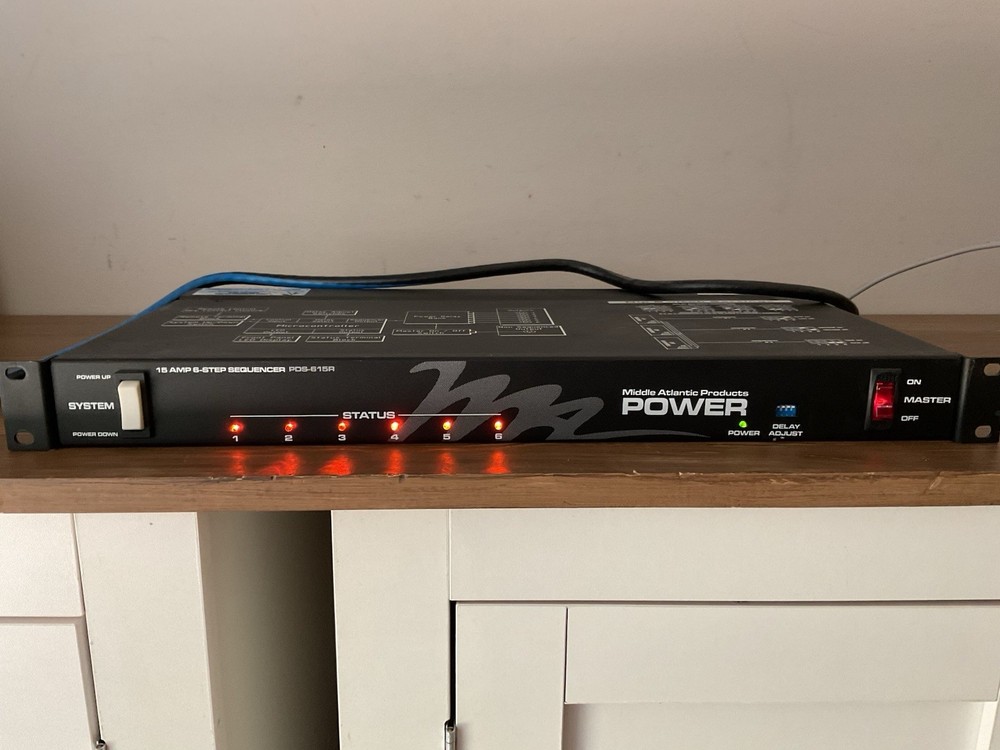 Middle Atlantic PDS-615R Power Sequencer - Rack Mounted