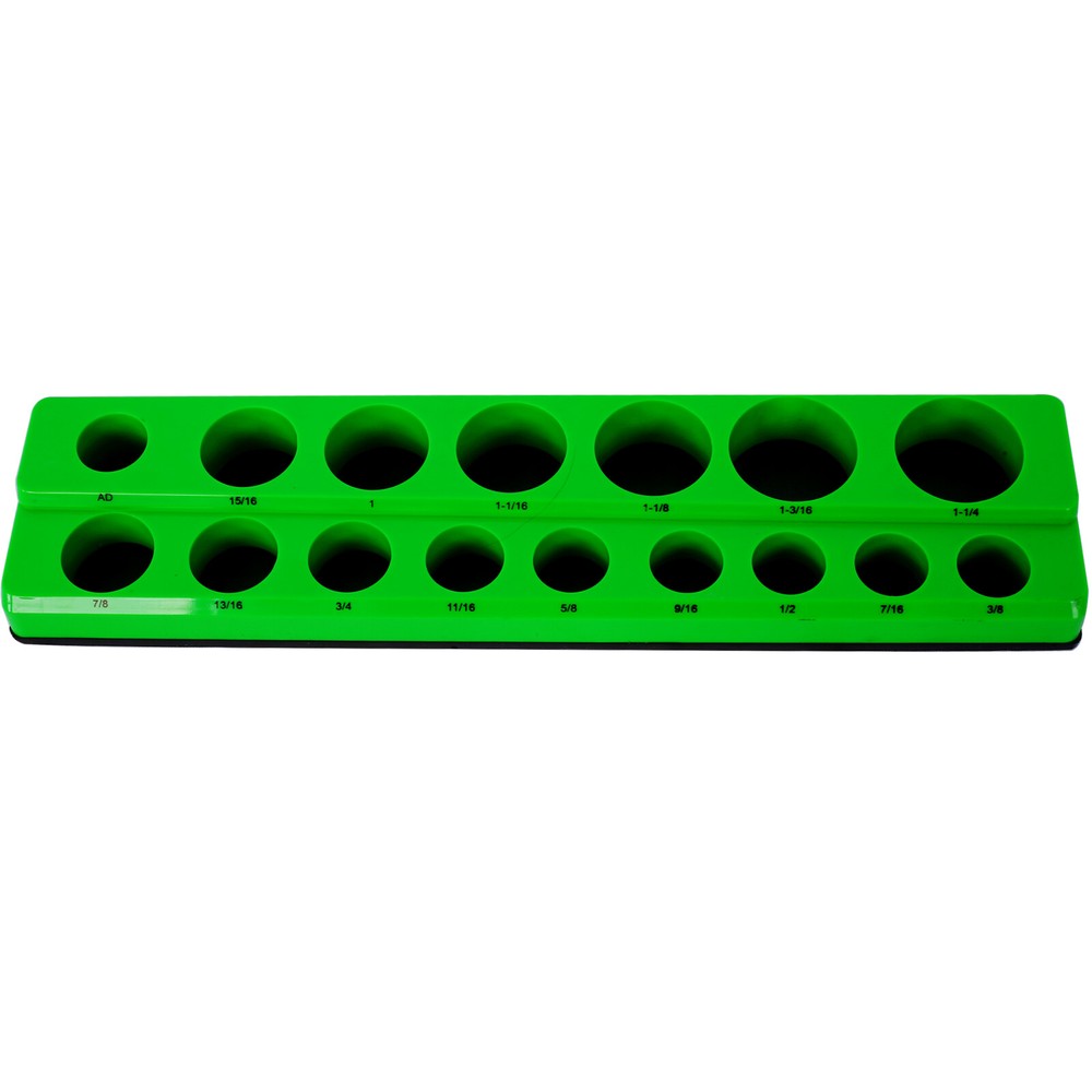 3 Piece SAE Magnetic Socket Organizers, Socket Organizers for Toolboxes