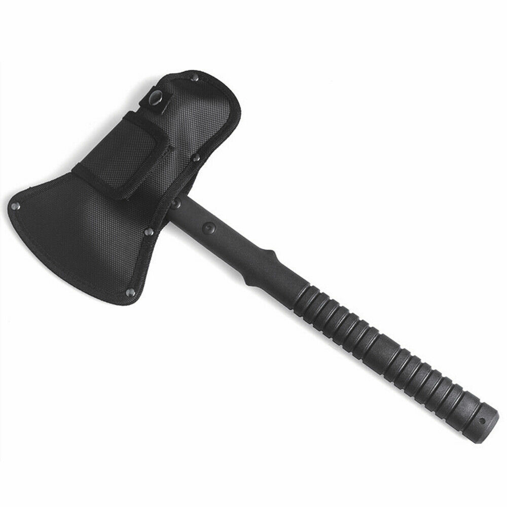 16" Tactical Survival Hawk Tomahawk Throwing Axe Emergency Hatchet Tool w Sheath