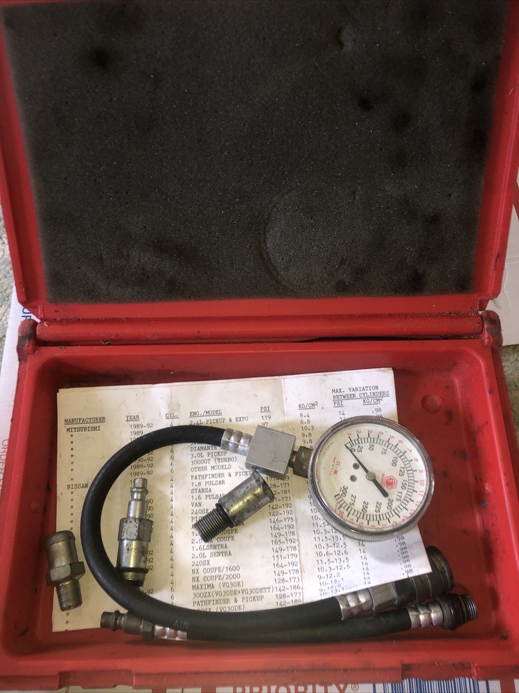 Matco Tools Vintage Compression Tester CT66 With Case