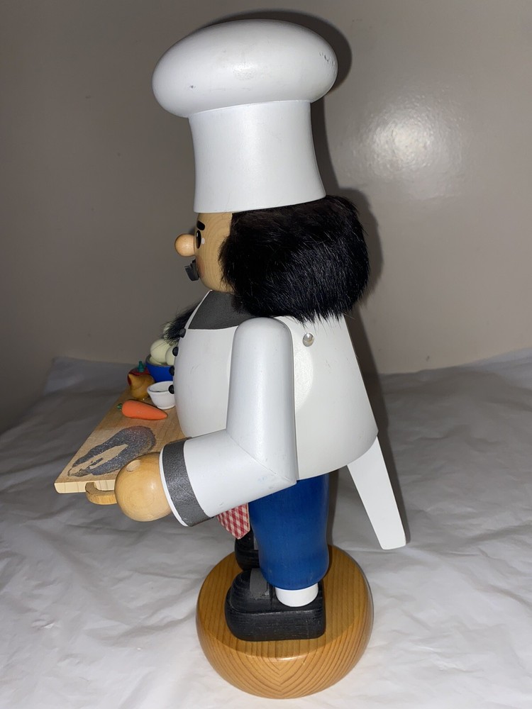 Incomplete Richard Glasser Nutcracker Chef Cook ￼ Missing Turkey Erzgebirge 14”