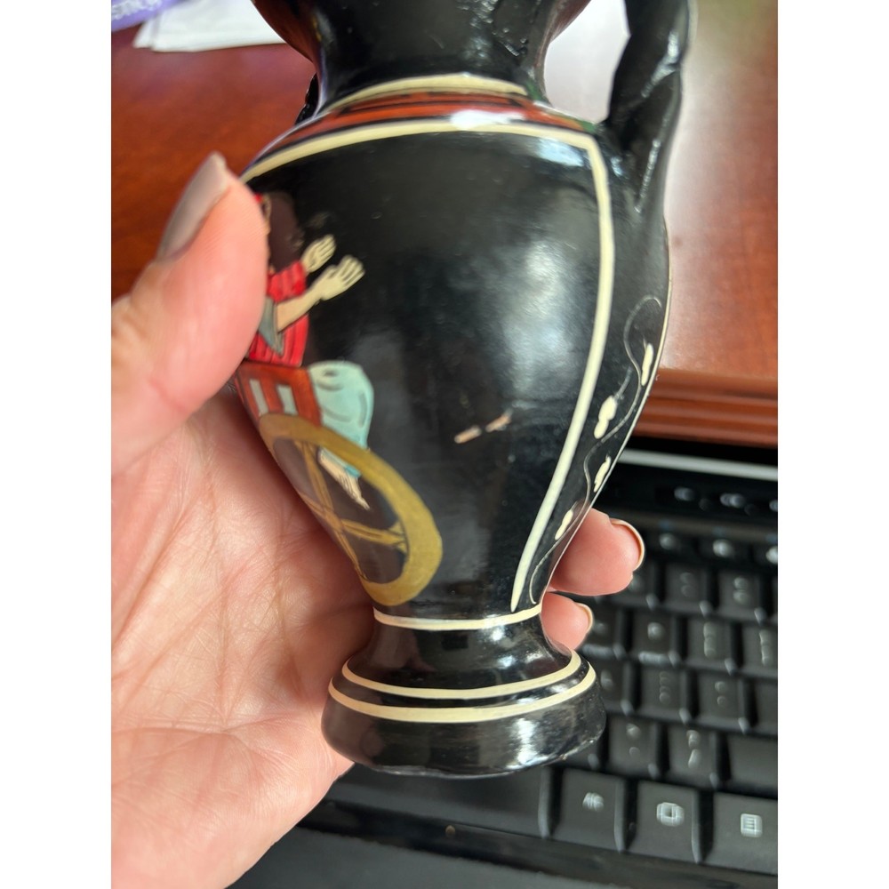 Handmade/Handpainted Greek Pottery Vase