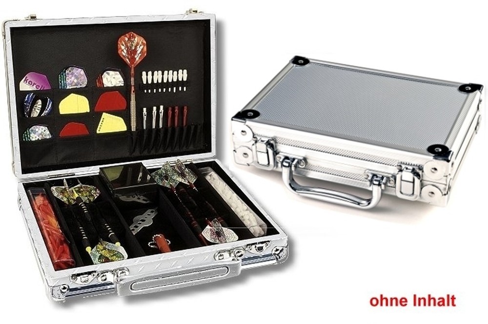 Luxury Silver/Aluminum Dart Case