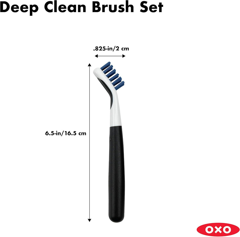 , Blue Good Grips Deep Clean Brush Set