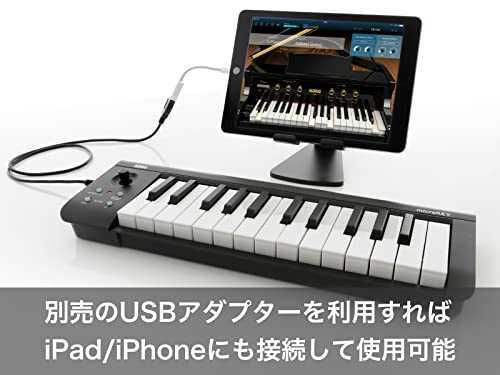 KORG Microkey-25 kMIDI Keyboard Controller USB Pass Power DTM Plug -in attached