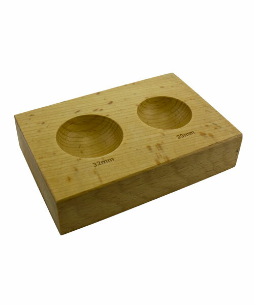 9 Piece Wood Dapping Set With Wood Stand