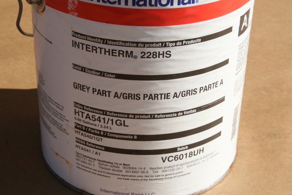 International Intertherm 228HS Part A Epoxy 1GL - Grey