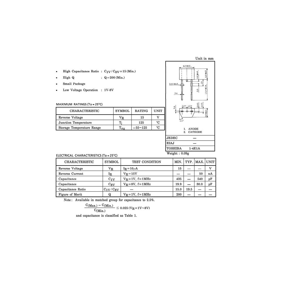 20pcs 1SV149 ISV149 1SV-149 Variable Capacitance Diode