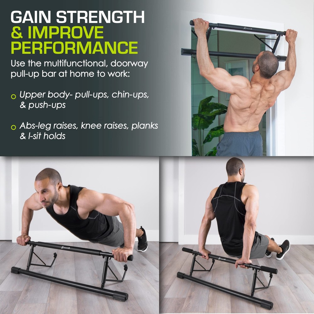 ProsourceFit Foldable Pull Up Bar/Doorway 40.25"L x 11.25"W x 2"H,